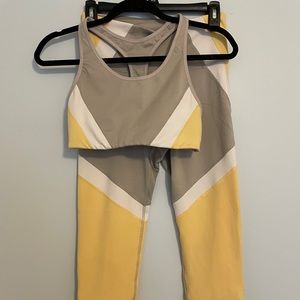 Old Navy Active Matching Set Yellow, Gray